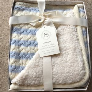 NWT Pottery Barn fleece baby blanket